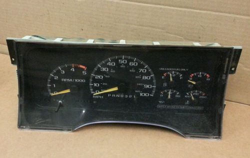 ☆95-99 silverado tahoe suburban yukon speedometer instrument gauge cluster 188k☆