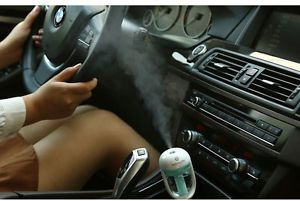 12v car fragrance humidifier with cigarette lighter portable appliances sky blue