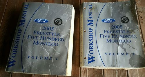Ford freestyle five hundred montego workshop manual volume 1&amp;2 look