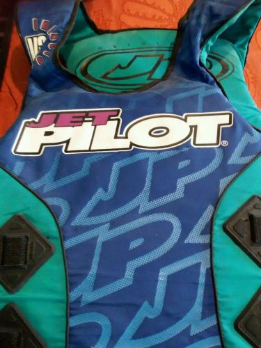 Jet pilot jp type vfp flight blue /gr black l  adult boat life jacket / vest