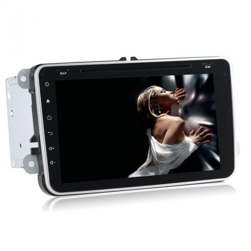 Quad core android 4.4 8&#034; car radio stereo gps navi no-dvd player wifi free gift