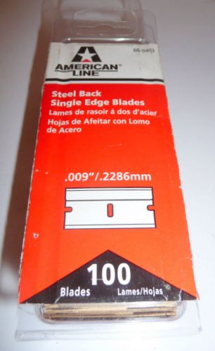 Single edge 1&#034; razor blades (100 count) glass window film tint installation tool