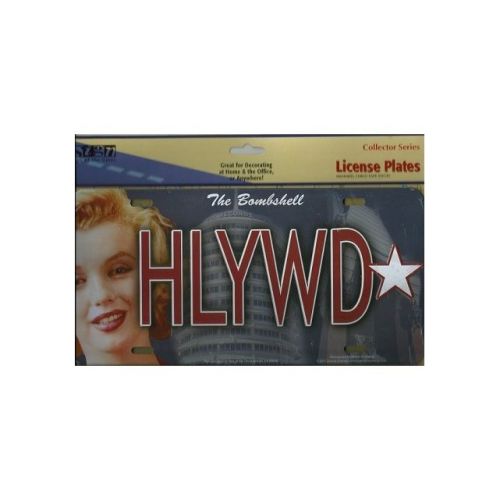 Marilyn monroe hlywd license plate