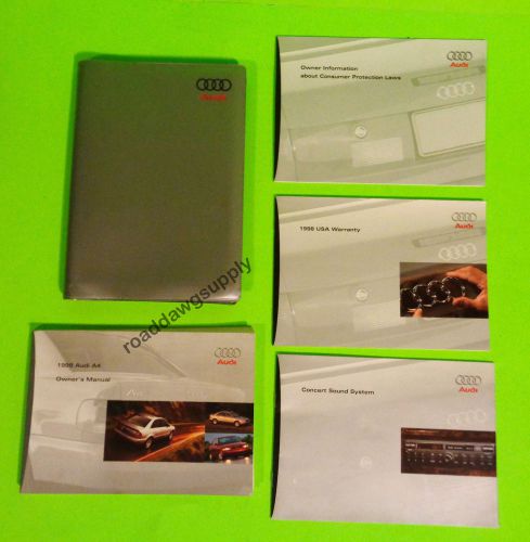 1998 audi a4 owners manual owner&#039;s guide book set