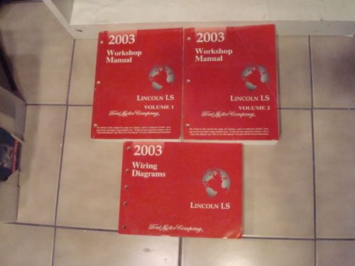 2003 mercury lincoln ls l s factory dealer work shop service repair manual books