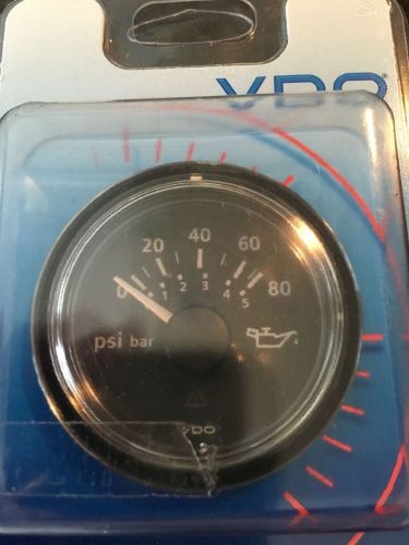 Vdo pressure gauge 0-80# 12/24v brand new in the box