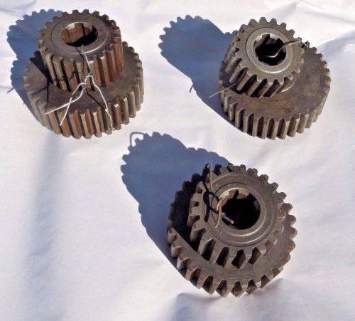 3 sets of used quick change gears, 6 spline 1 1/4 wide v8  #12, 14,18, no reserv