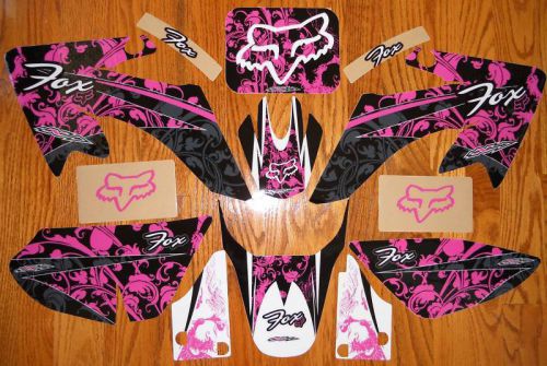Nstyle team lafleur crf50  graphics decals kit honda crf 50 pink 2013 to 2016