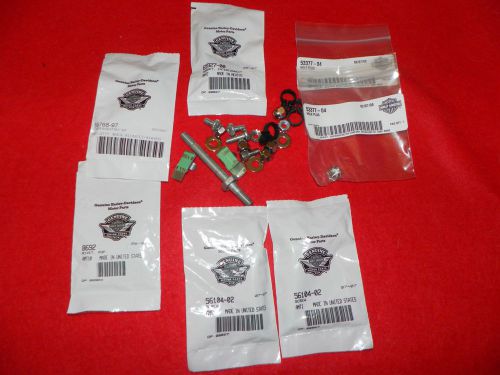 Lot assorted genuine harley davidson parts - bits and pieces