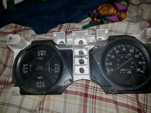 1983 diesel ford ranger cluster