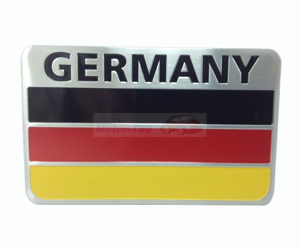 Rear emblems badge sticker decal germany land flag powered by for audi s4 s6 a4