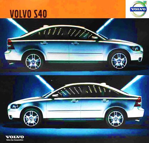2007 volvo s40 factory brochure-volvo s40 2.4i & t5