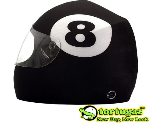 New motorcycle full face tortugaz helmet fashion cover 8 ball style