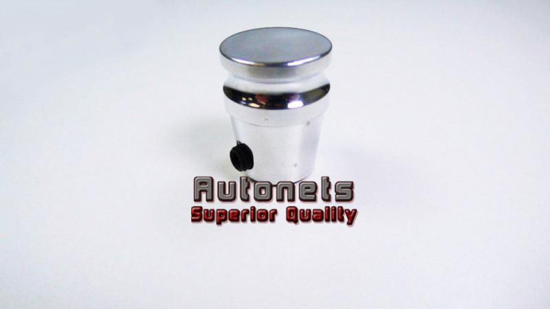 Polished aluminum dash knob 1 3/16" long universal fit 3/16" hole size