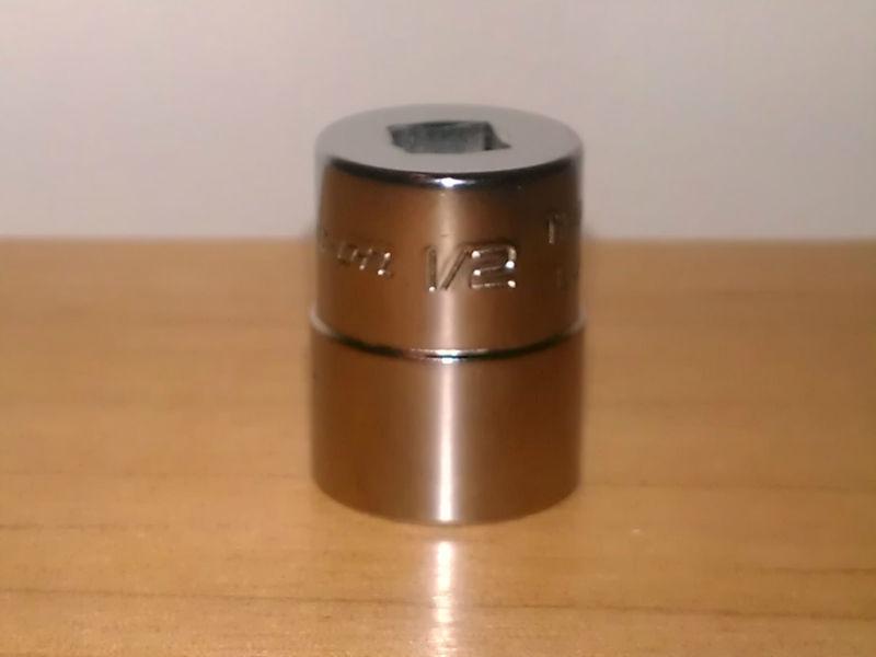 New snap-on 1/4" drive 1/2" 12 point shallow socket tmd16     pic+662
