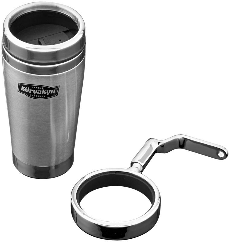 Kuryakyn passenger drink holder with stainless mug  1494