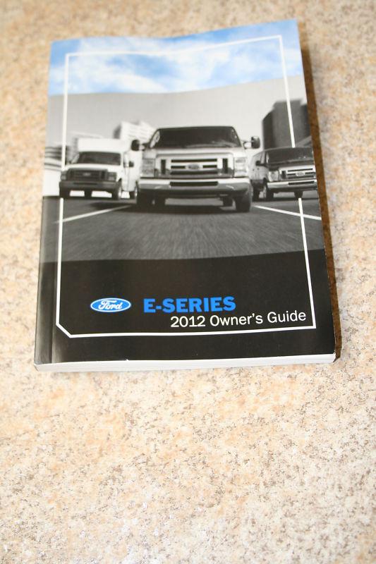 Find 2012 12 Ford E Series Van Owners Manual Motorcycle In