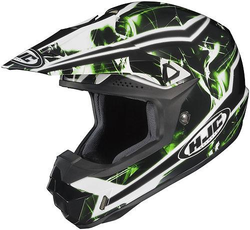 Hjc cl-x6 helmet off road motocross hydron green size xx-large