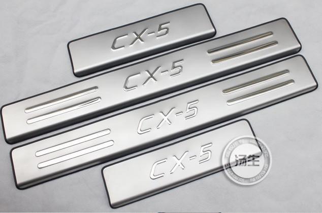 Mazda cx-5 cx5 2012 stainless door sill footboard fit 2012 panel plates