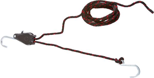 10' rope ratchet tie down-1/4" rope-boat-kayak-canoe ratchet pulley  (sp-150)