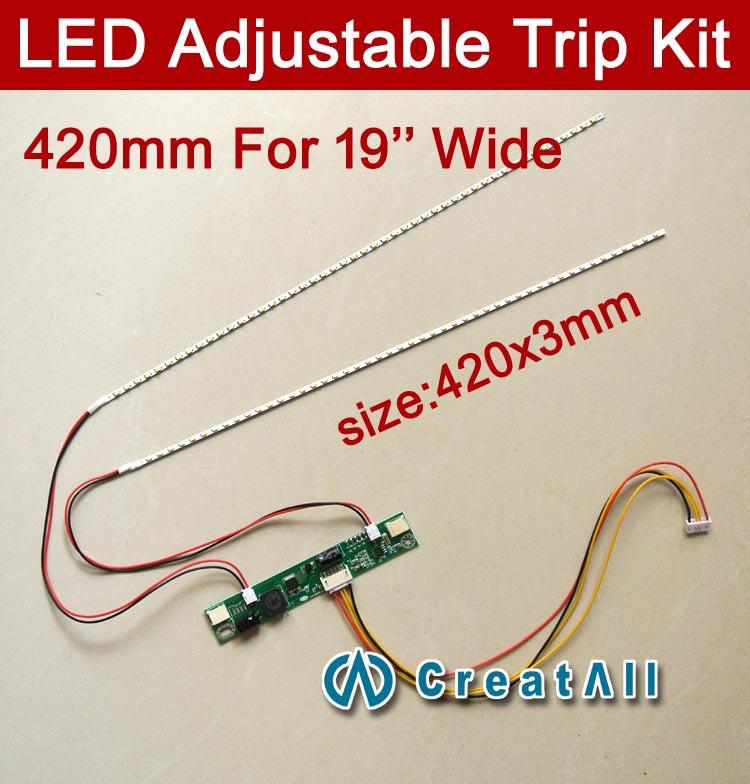 420mm led backlight strip kit,update your 19inch ccfl lcd screen to led monitor
