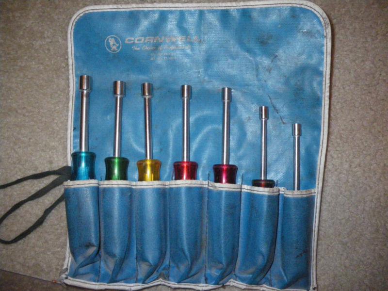 Cornwell allied hollow  nut driver screw driver set (7 drivers)  no reserve!!