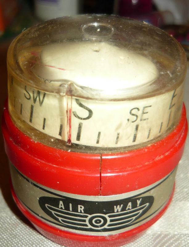 Antique vintage air way water compass navigation for boat or car