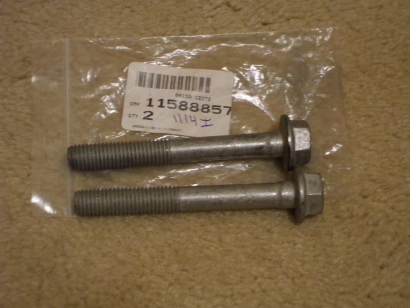 2 ea gm part #11588857 genuine oem factory original shackle bolts