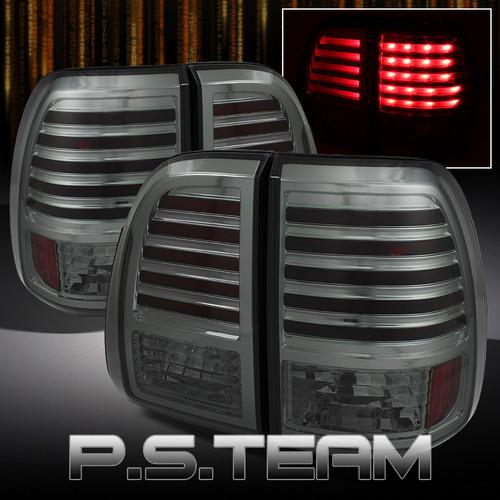 Smoked 03-07 lexus lx470 sport suv led strip tail lights lamps left+right
