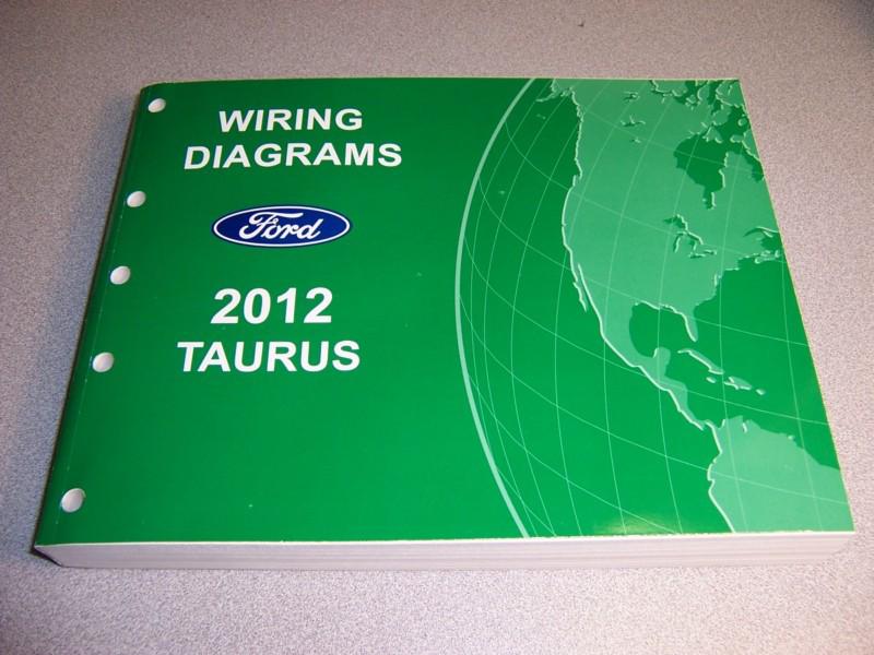 *new*2012 ford taurus factory car wiring diagram repair manual