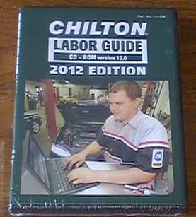 Chilton 2012 labor guide cd-rom: domestic & imported vehicles #216154 factory se