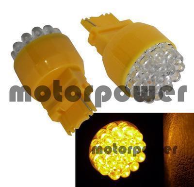 3156 super yellow 3056 3356 round 19 led bulbs #w2 reverse back up light
