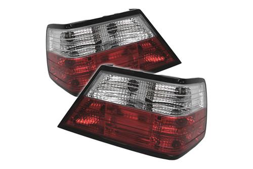 Spyder mbze86cryrc mercedes e class red euro tail lights rear stop lamps