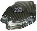 Tci chrome plated stock transmission pan for gm powerglide transmission