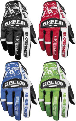 Speed & strength top dead center leather mesh gloves 2013