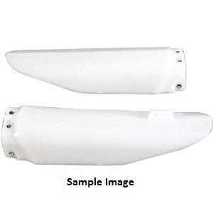 Ufo white fork guards honda crf 250 10-12, crf 450 09-12