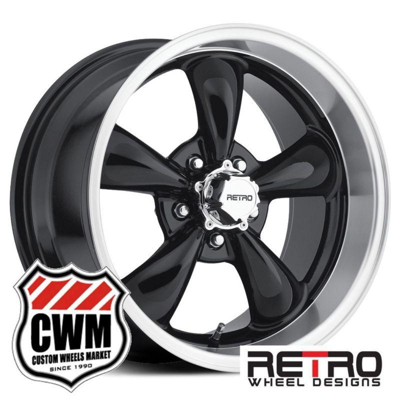 17x8"/17x9" retro wheel designs black wheels rims for pontiac grand prix 82-87