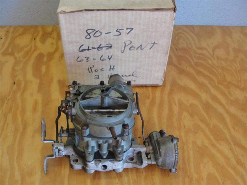 Ros 1963 1964 pontiac rochester 2gc carburetor