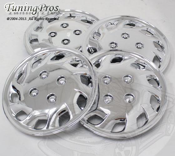 Chrome hubcap 14" inch wheel rim skin cover 4pcs set-style code 501 14 inches-
