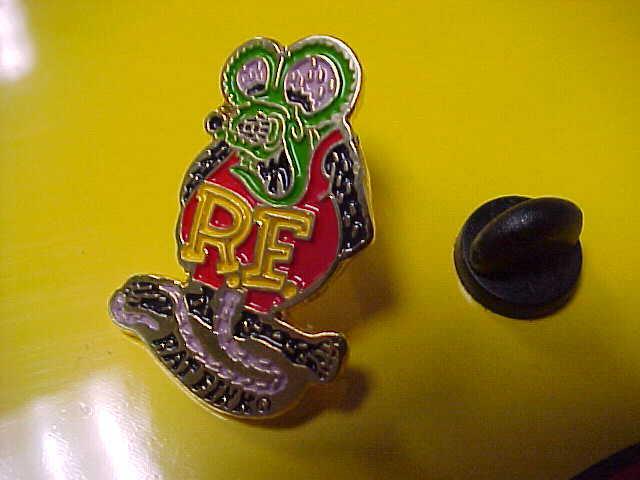 Rat fink licensed collectible hat pin mint!