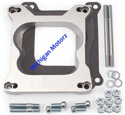 Edelbrock 4 bbl, quadrajet carburetor adapter kit - 2692