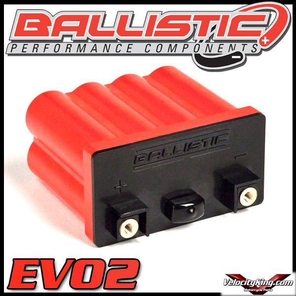 Ballistic performance motorcycle battery dry lithium 12v 8 cell 12 volt v evo2