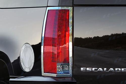 Ses trims ti-tl-131 chevy avalanche taillight bezels covers chrome ring trim abs