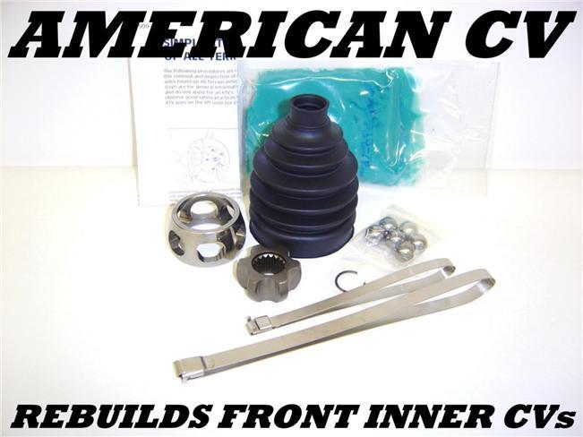 2002-03-04 can-am bombardier quest 500 4x4 front inner atv cv joint rebuild kit 
