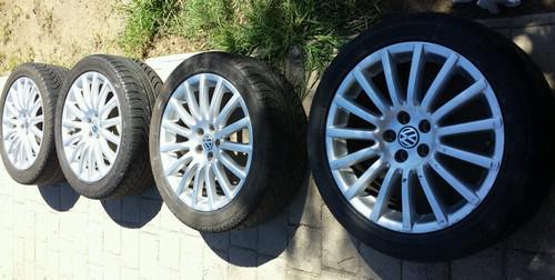 Borbet vw r32 set of 4 wheels rims with tires 17 " 5x100 made in germany mk3 mk4