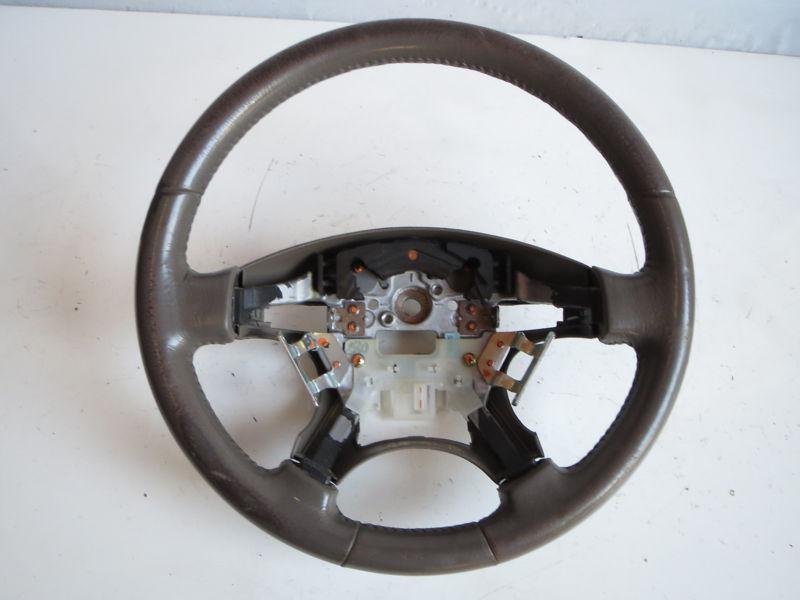 99 01 acura tl 3.2 steering wheel leather brown c4