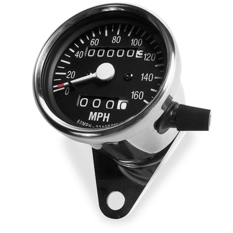 Baja designs analog backlit speedo 0 - 160 mph, japanese motorcycle speedometer