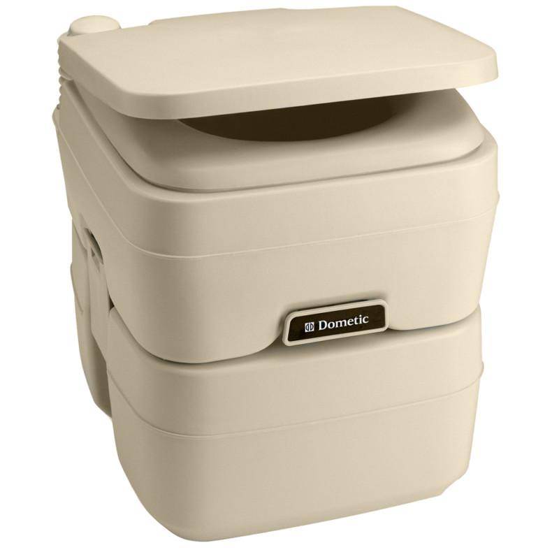 Dometic 311096502 - 965 portable toilet 5 gallon parchment
