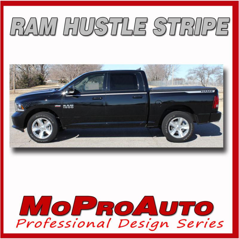 Dodge ram hood spears & sides vinyl graphics 2011 decals - 3m pro stripes a34