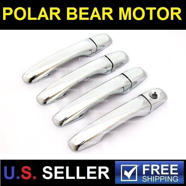 2011 12 13 ford edge chrome plated 4-door handle covers trims no smart key new